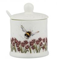 RWC WN4091-XD Банка для специй с ложкой  Royal Worcester Забавная фауна  Пчела 160мл