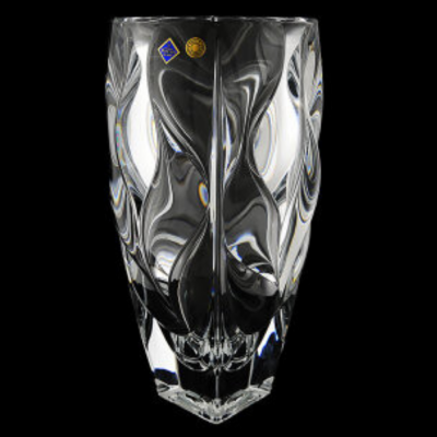 84/87C03/0/77K57/300 Ваза хрустальная 30см, Bohemia Jihlava, серия "BAMBOO-2"