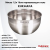 BL1516 Миска 1,5л 16см нержавеющая сталь, Kukmara