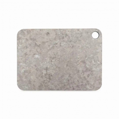 DRJ33254057OA4 Доска разделочная с желобом, композитный материал, 33x25 см, белый камень, ComposeEat