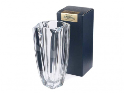 9K7/8KG17/0/99S76/280-169 Ваза стеклянная 28см Crystalite Bohemia, серия "AREZZO"  